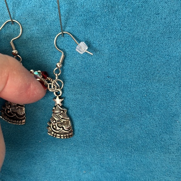 Handmade Christmas Earrings - Picture 2 of 3